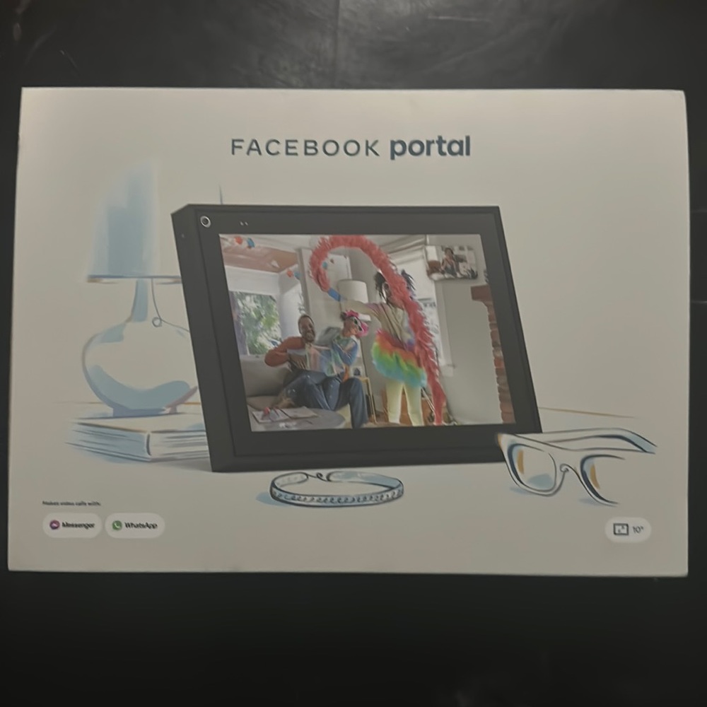 Facebook portal 10” black! Brand new has not been used.